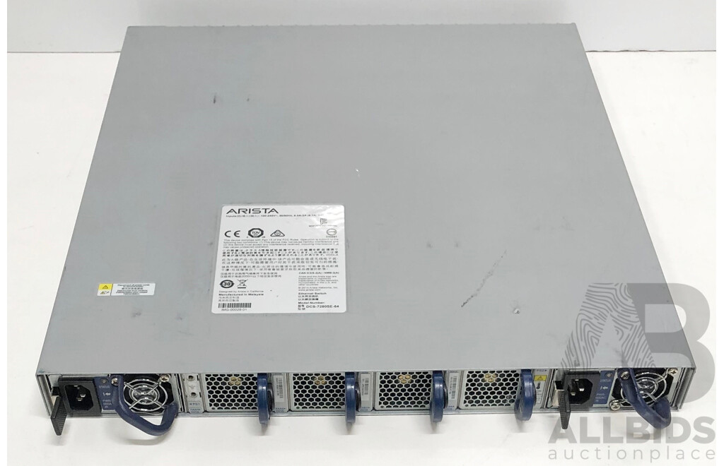 Arista Networks (DCS-7280SE-64) 10GbE Ethernet Switch