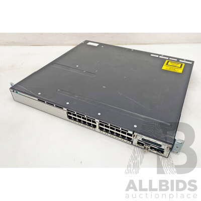 Cisco Catalyst (WS-C3750X-24T-S) 3750-X Series 24-Port Gigabit Managed Switch