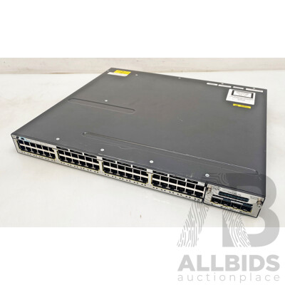 Cisco Catalyst (WS-C3750X-48P-S) 3750-X Series PoE+ 48-Port Gigabit Ethernet Switch