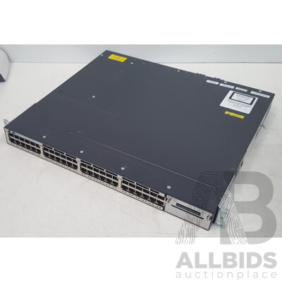 Cisco (WS-C3750X-48P-S) Catalyst 3750-X Series PoE+ 48-Port Gigabit Ethernet Switch