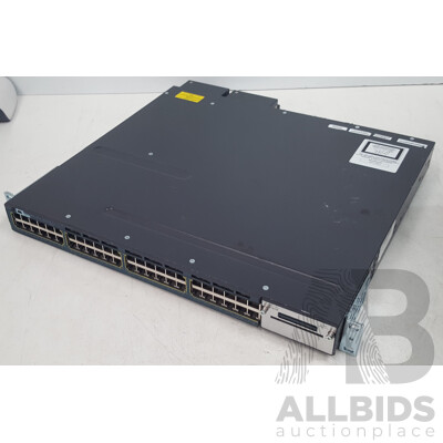 Cisco (WS-C3560X-48PF-S) Catalyst 3560-X Series PoE+ 48-Port Gigabit Ethernet Switch