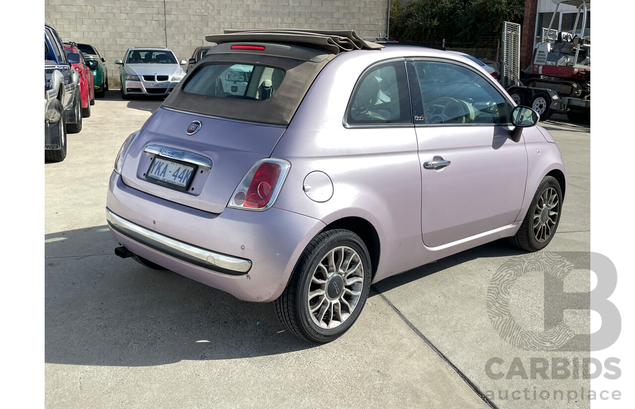 3/2014 Fiat 500 TWIN AIR PLUS  3d Hatchback Pink 0.9L