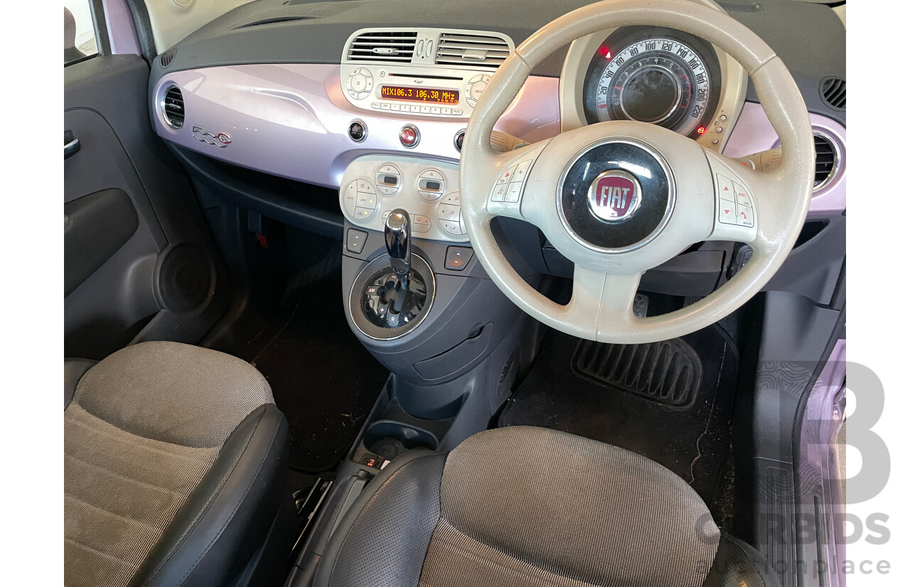 3/2014 Fiat 500 TWIN AIR PLUS  3d Hatchback Pink 0.9L