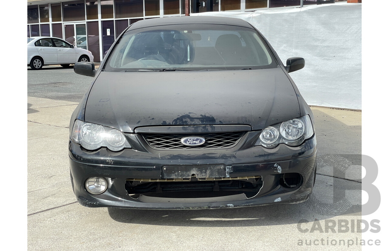 7/2003 Ford Falcon XR6 BA Utility Black 4.0L