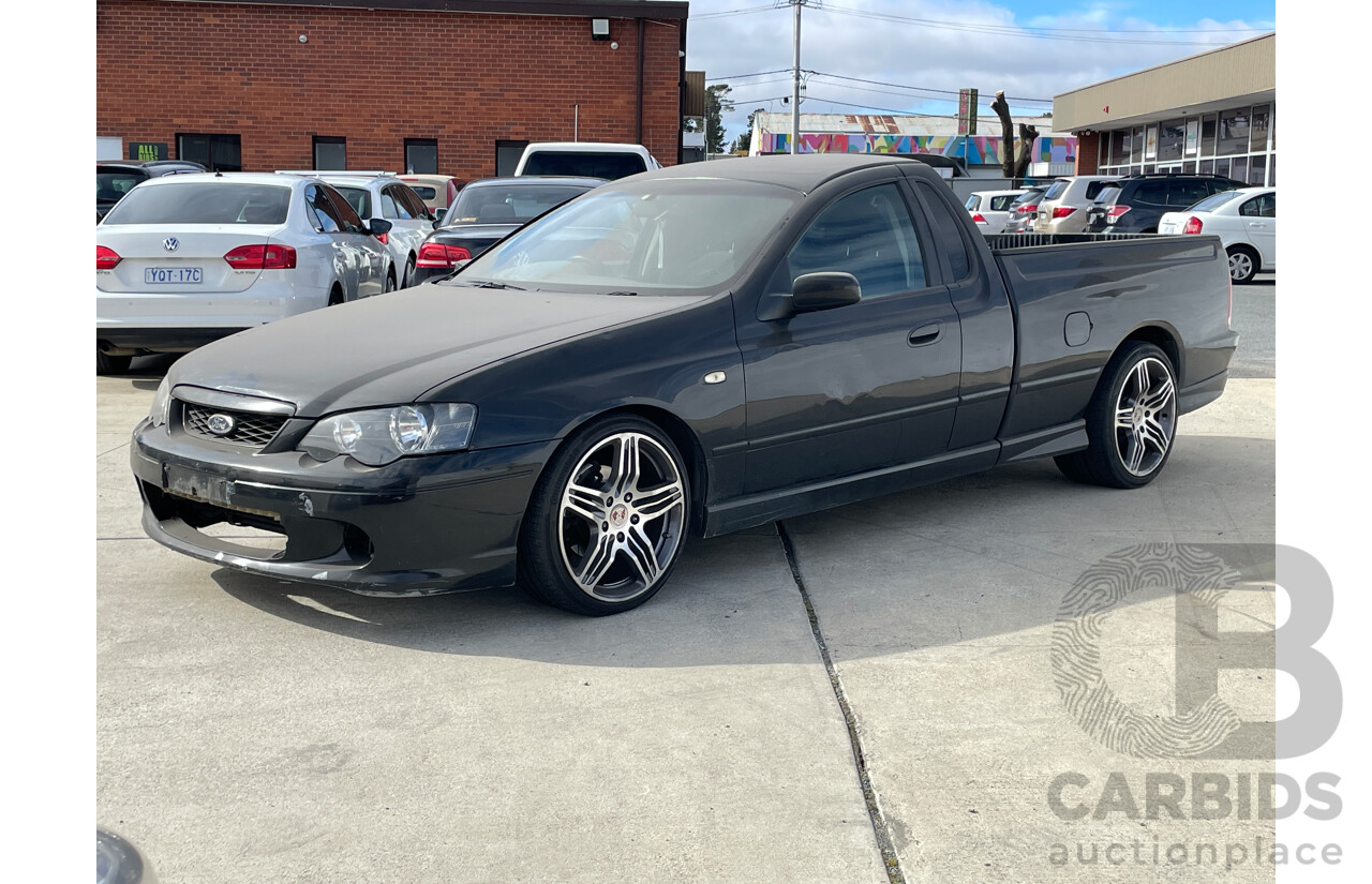 7/2003 Ford Falcon XR6 BA Utility Black 4.0L