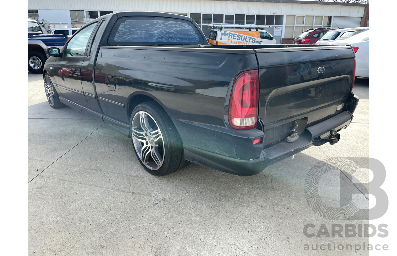 7/2003 Ford Falcon XR6 BA Utility Black 4.0L