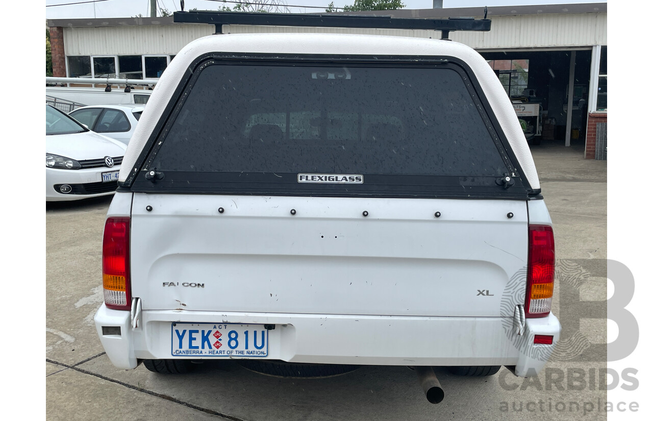 8/2006 Ford Falcon XL (lpg) BF Utility White 4.0L