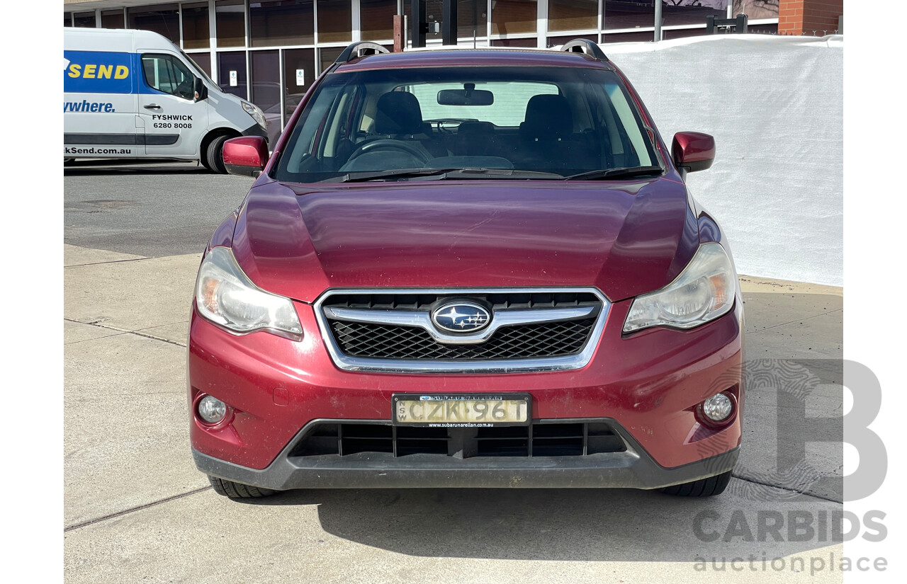 2/2015 Subaru XV 2.0i MY14 4d Wagon Red 2.0L