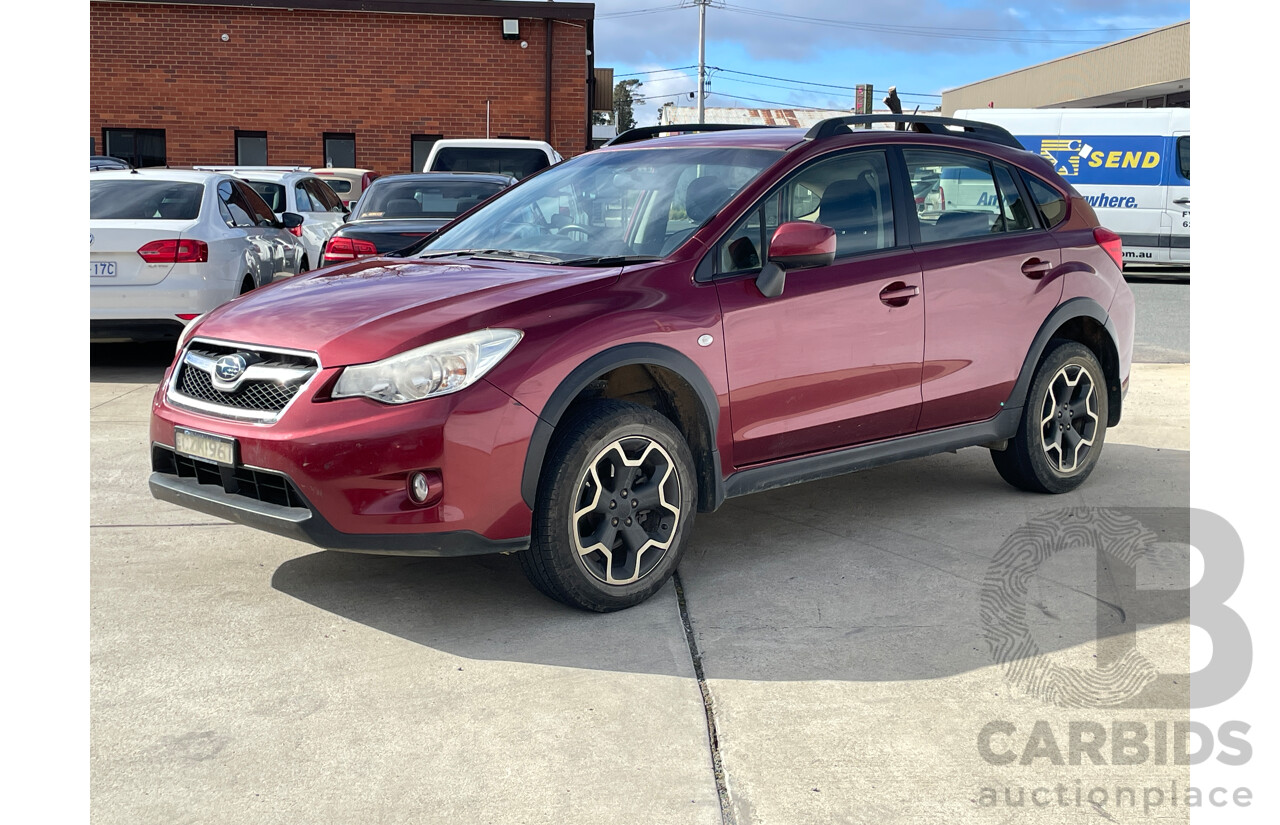 2/2015 Subaru XV 2.0i MY14 4d Wagon Red 2.0L