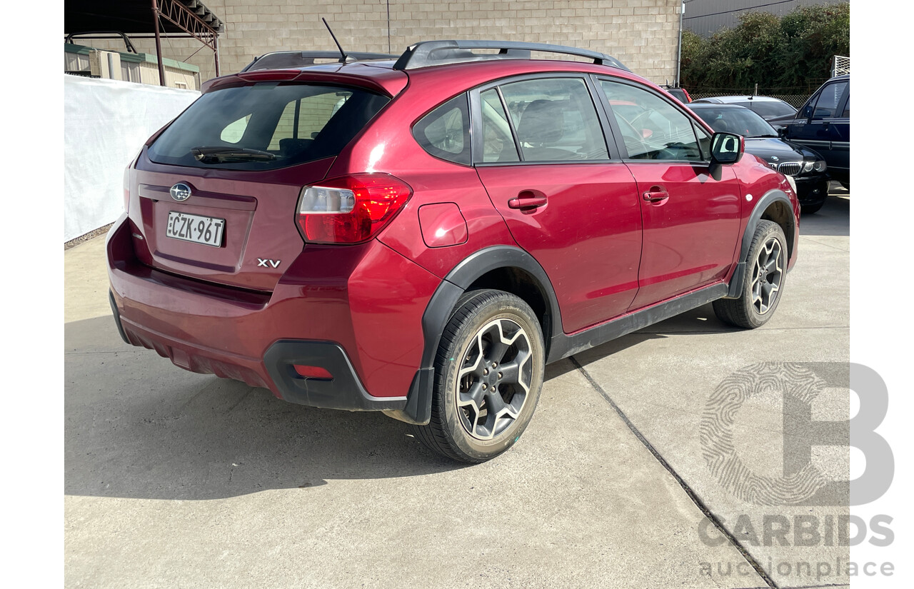 2/2015 Subaru XV 2.0i MY14 4d Wagon Red 2.0L