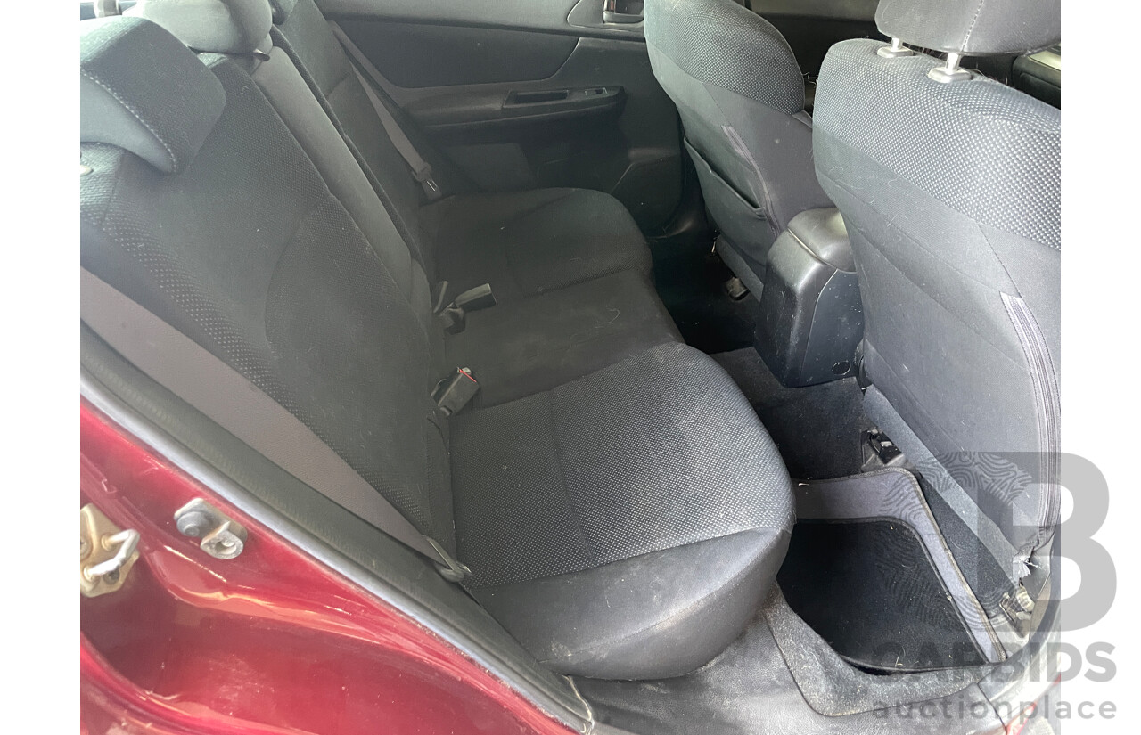 2/2015 Subaru XV 2.0i MY14 4d Wagon Red 2.0L