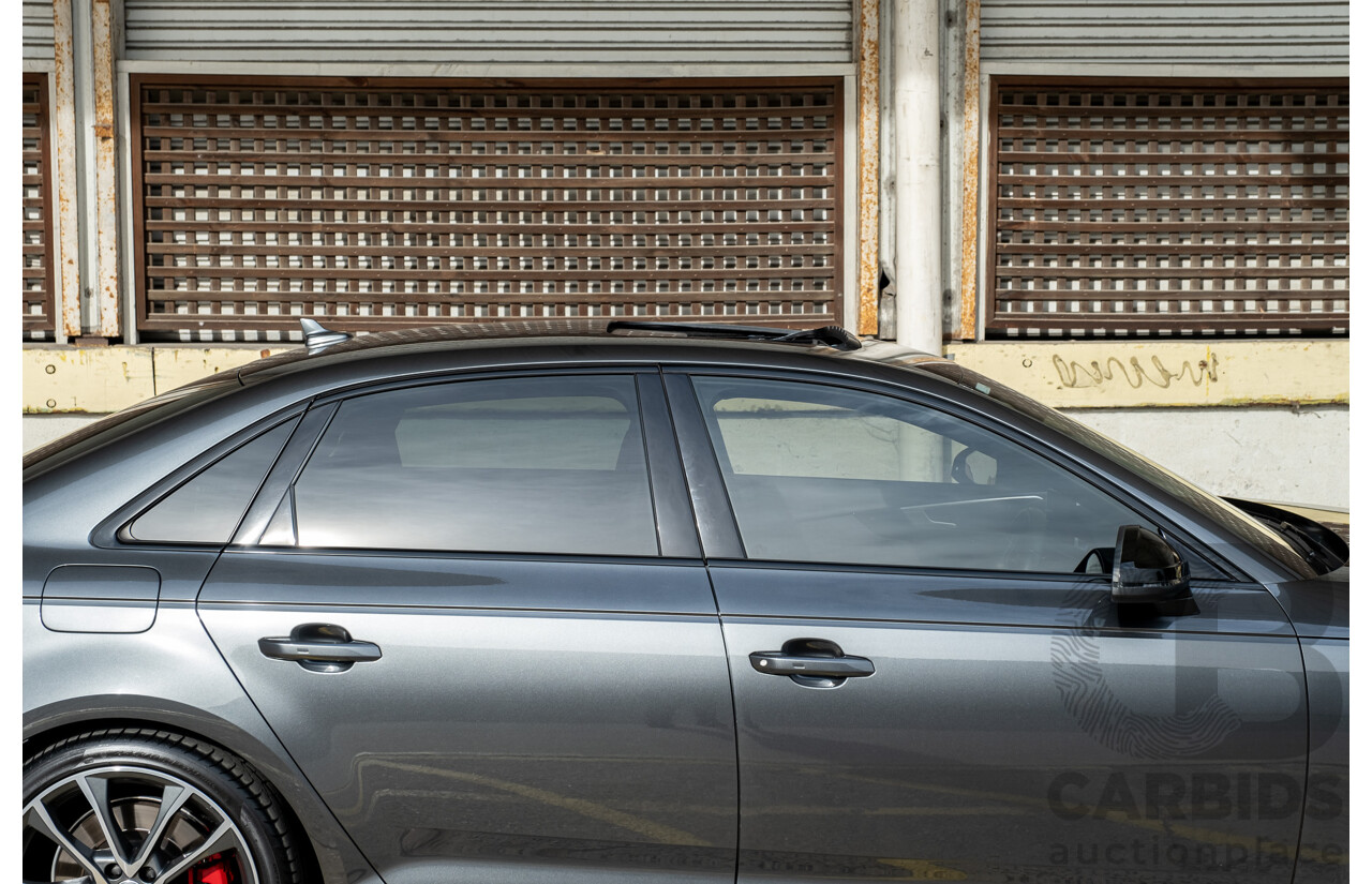 07/2019 Audi S4 3.0 TFSI Quattro B9 (8W) MY20 4d Sedan Daytona Grey Turbo 3.0L