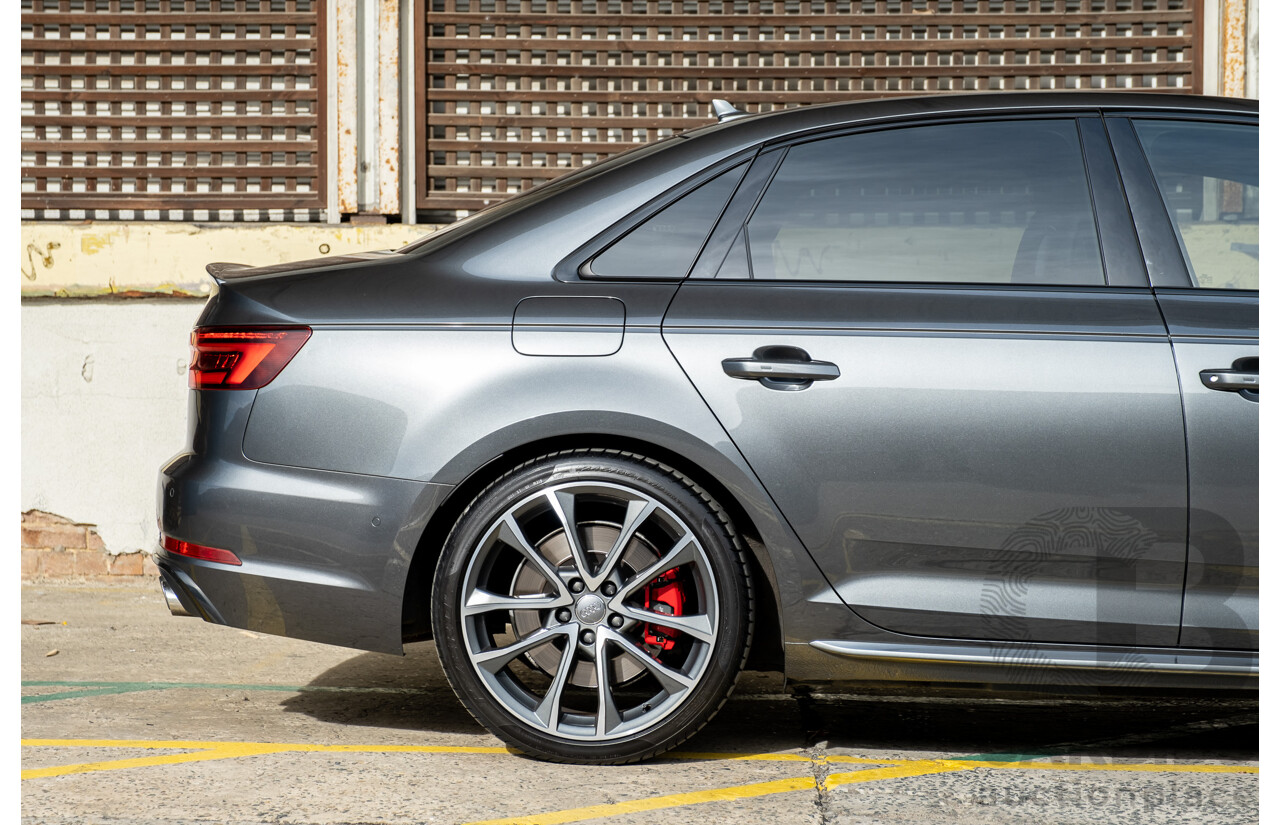 07/2019 Audi S4 3.0 TFSI Quattro B9 (8W) MY20 4d Sedan Daytona Grey Turbo 3.0L