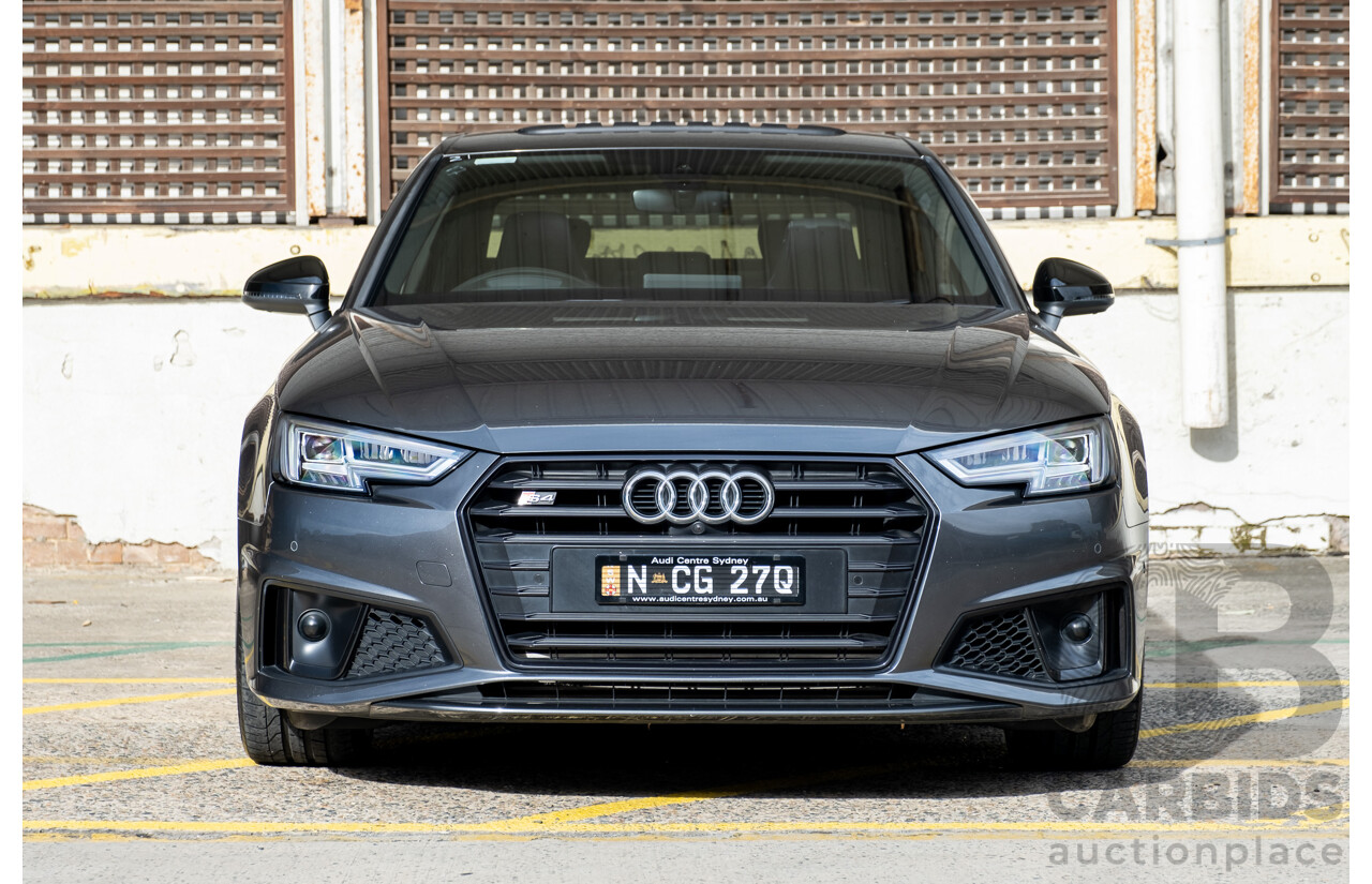 07/2019 Audi S4 3.0 TFSI Quattro B9 (8W) MY20 4d Sedan Daytona Grey Turbo 3.0L