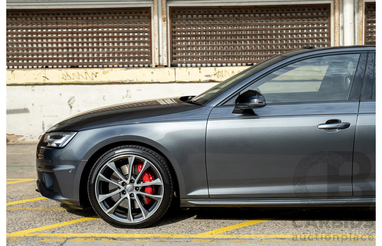 07/2019 Audi S4 3.0 TFSI Quattro B9 (8W) MY20 4d Sedan Daytona Grey Turbo 3.0L