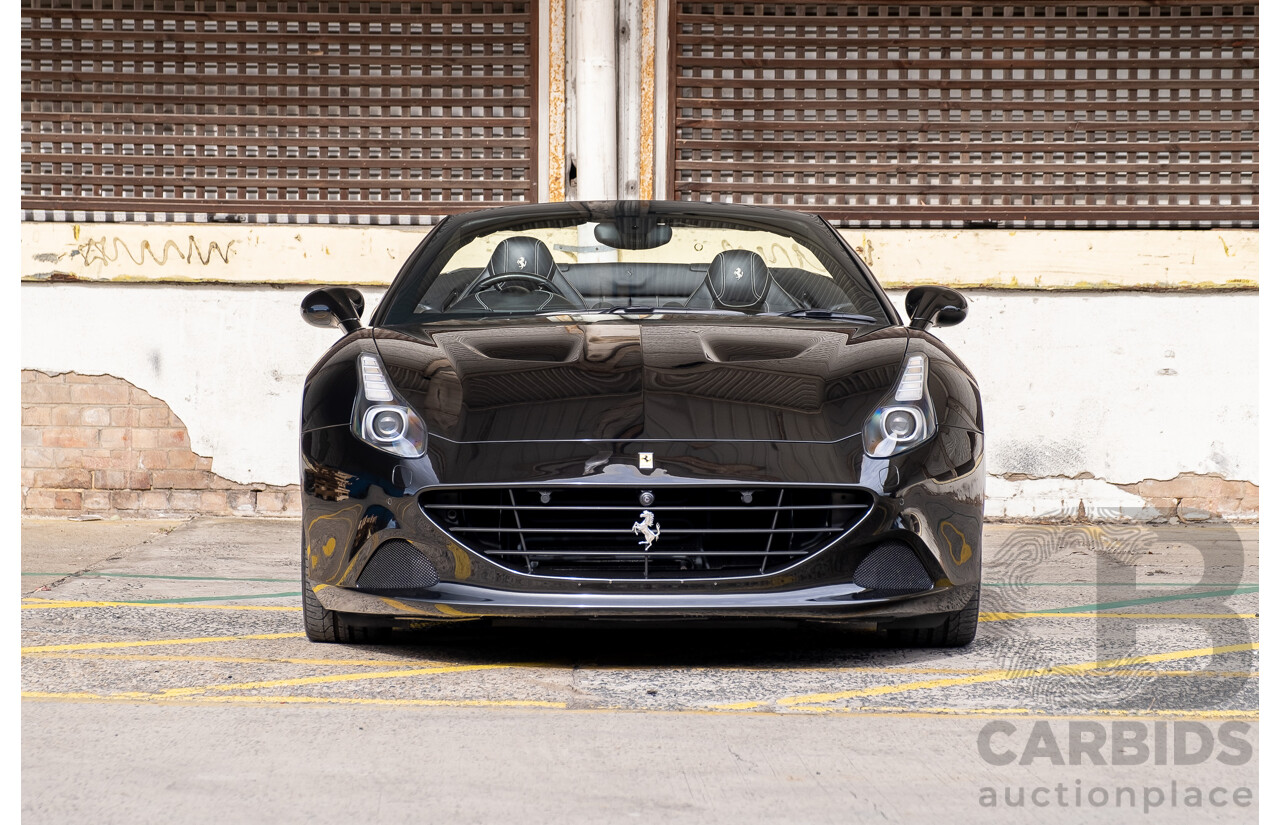 7/2015 Ferrari California T 2d Convertible Nero Daytona Black Twin Turbo V8 3.9L