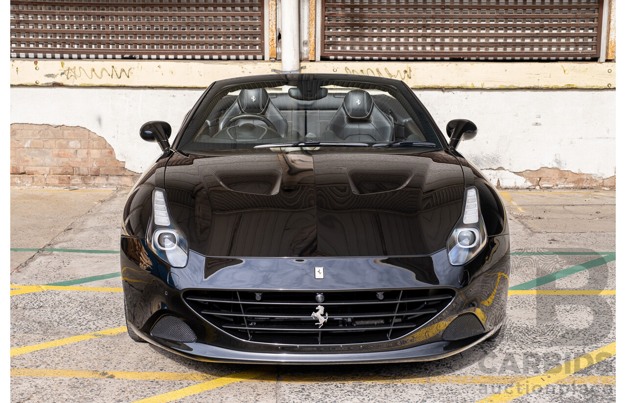 7/2015 Ferrari California T 2d Convertible Nero Daytona Black Twin Turbo V8 3.9L