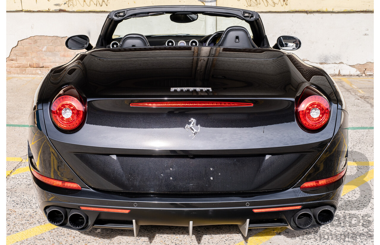 7/2015 Ferrari California T 2d Convertible Nero Daytona Black Twin Turbo V8 3.9L