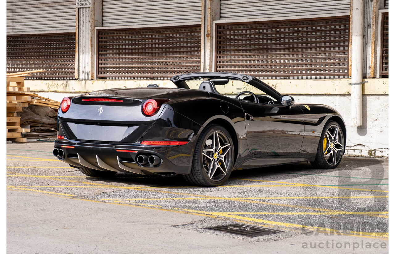 7/2015 Ferrari California T 2d Convertible Nero Daytona Black Twin Turbo V8 3.9L