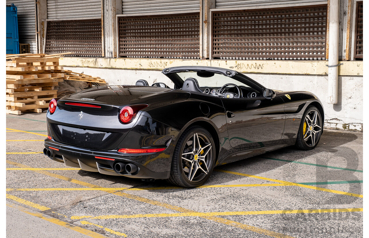 7/2015 Ferrari California T 2d Convertible Nero Daytona Black Twin Turbo V8 3.9L