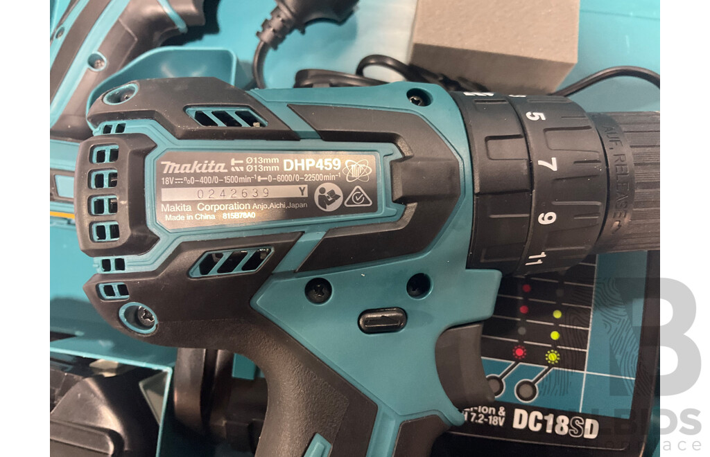 MAKITA  18V Brushless 2 Piece 2 X 3.0Ah Combo Kit - Approximate ORP $489