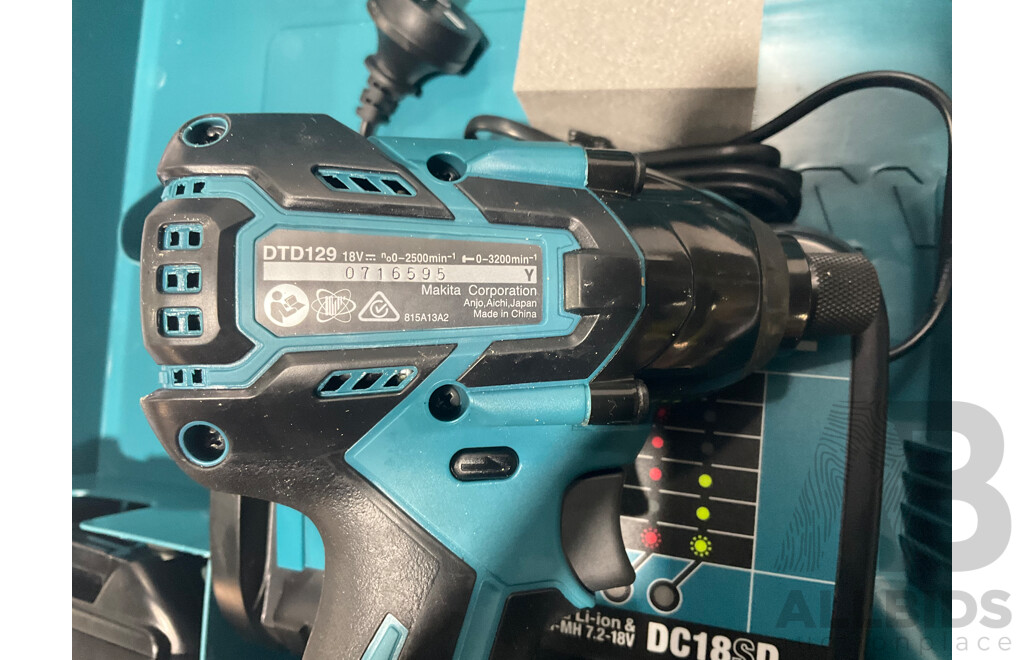 MAKITA  18V Brushless 2 Piece 2 X 3.0Ah Combo Kit - Approximate ORP $489