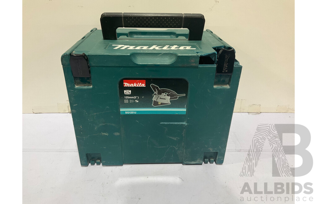 MAKITA (SG1251) 125mm 1400W Corded Wall Chaser - Estimated ORP $1,099