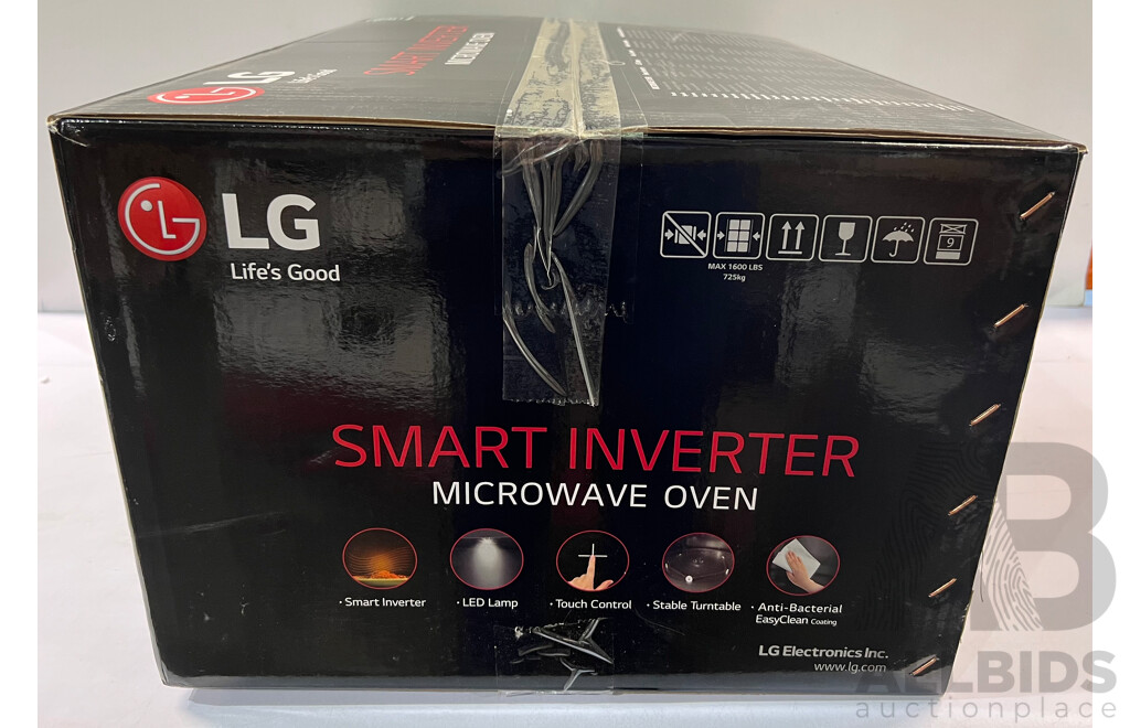 LG (MS2596OB) Smart Inverter Microwave Oven - ORP $299.00