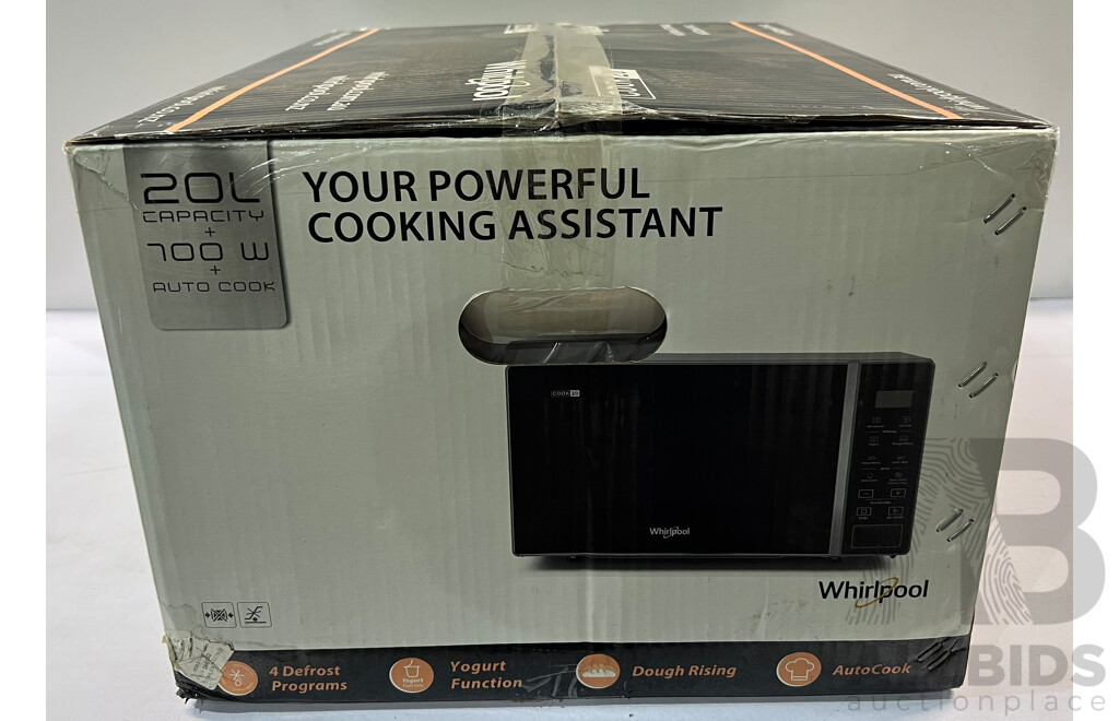 Whirlpool (MWP201SB)  Microwave - ORP $169.00