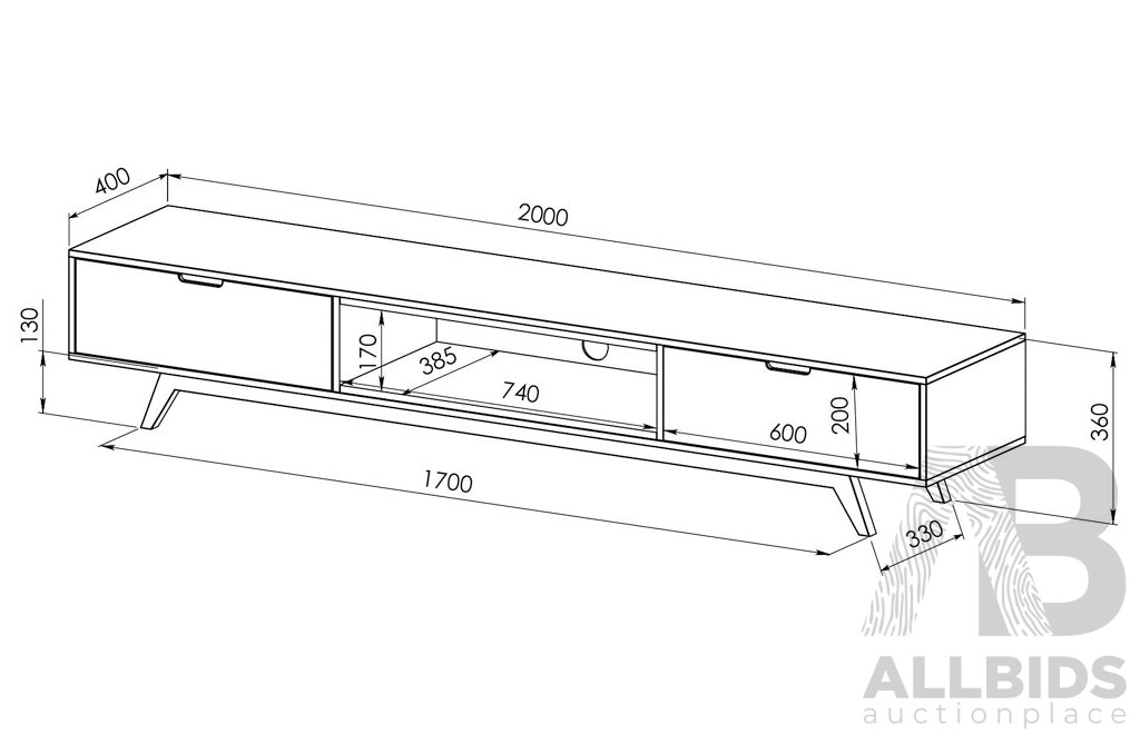 CRITERION TUSCANY LLOAK  TV Unit - ORP $999.00