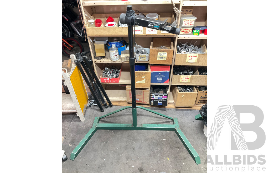 Ultimate Bike Stand with Height Adjustment and Slide Lock