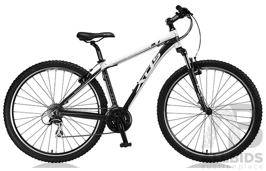 XDS Flow Flatbar Road Bike (Matt Grey) and 29ER 9.1 Mountain Bike (White/Dark Blue) - Lot of 2 Bikes - Brand New