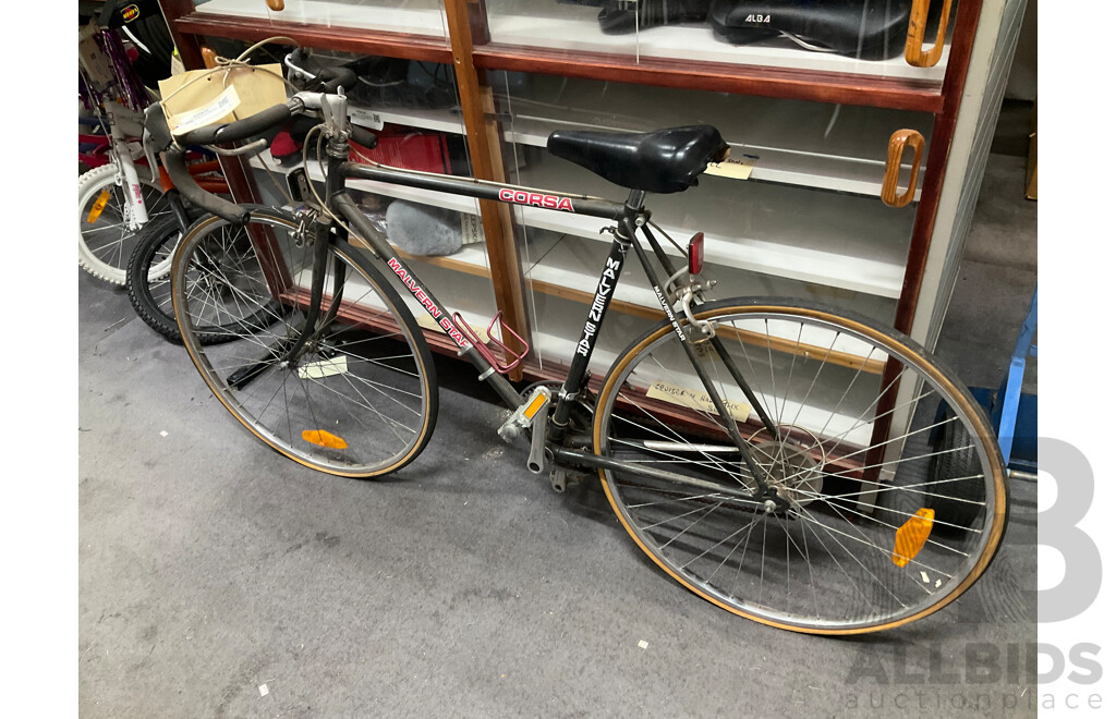 Vintage Malvern Star Corsa, 21 Inch Frame Men's Racer Road Bike