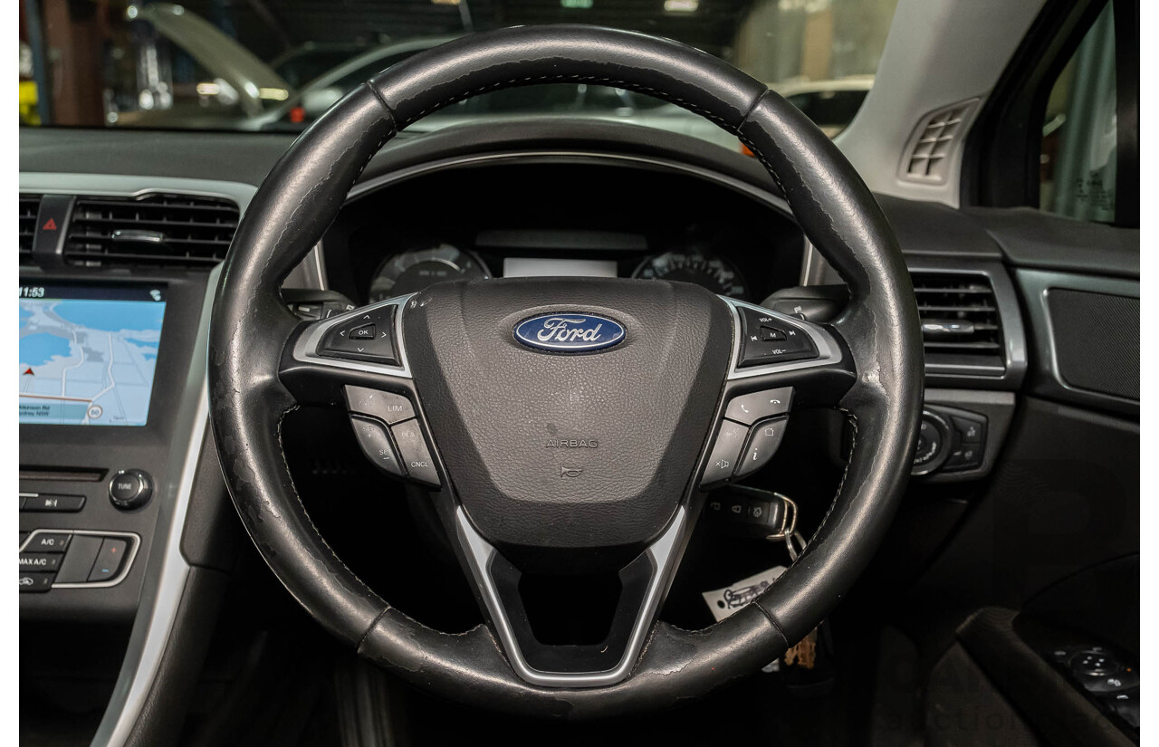 8/2016 Ford Mondeo Ambiente MD 4d Wagon Moondust Silver Turbo 2.0L