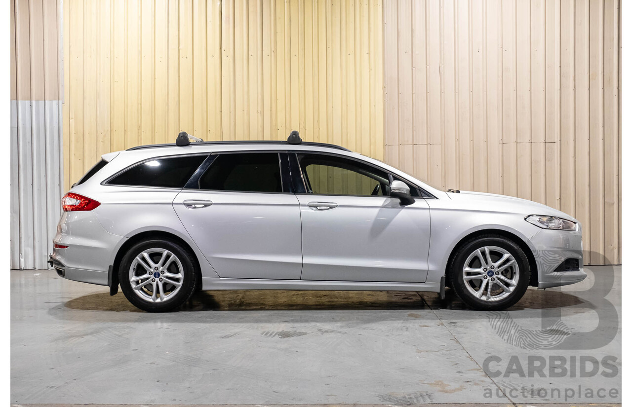 8/2016 Ford Mondeo Ambiente MD 4d Wagon Moondust Silver Turbo 2.0L
