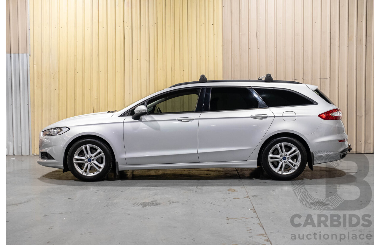 8/2016 Ford Mondeo Ambiente MD 4d Wagon Moondust Silver Turbo 2.0L