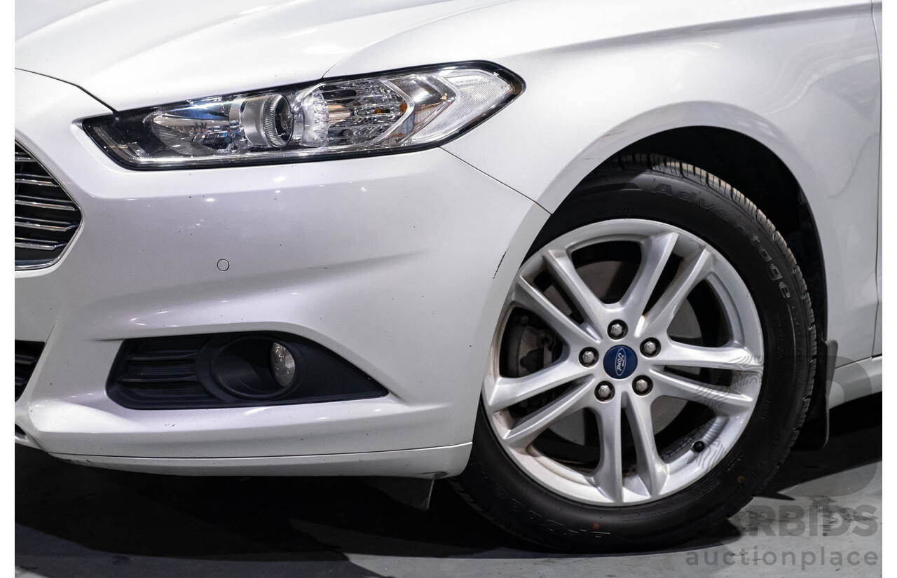 8/2016 Ford Mondeo Ambiente MD 4d Wagon Moondust Silver Turbo 2.0L