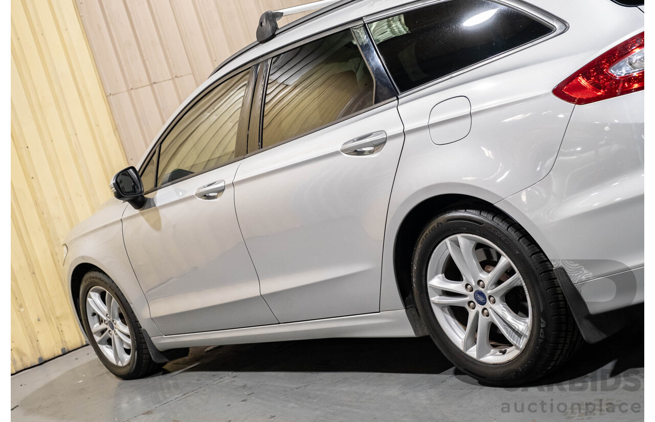 8/2016 Ford Mondeo Ambiente MD 4d Wagon Moondust Silver Turbo 2.0L