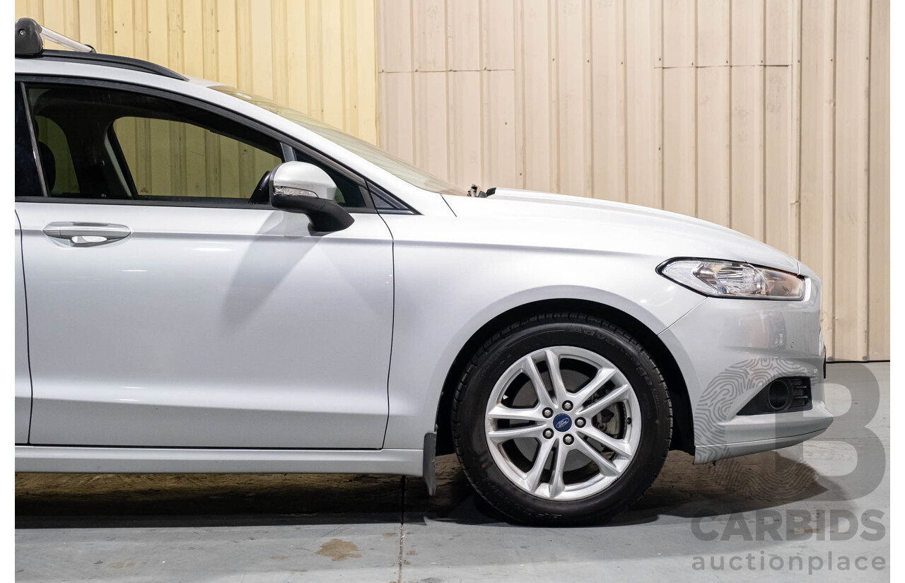 8/2016 Ford Mondeo Ambiente MD 4d Wagon Moondust Silver Turbo 2.0L