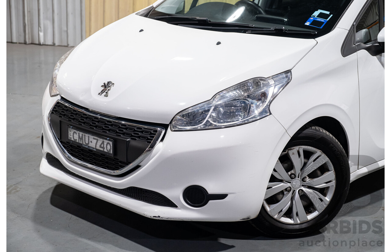 4/2013 Peugeot 208 Active 5d Hatchback White 1.6L