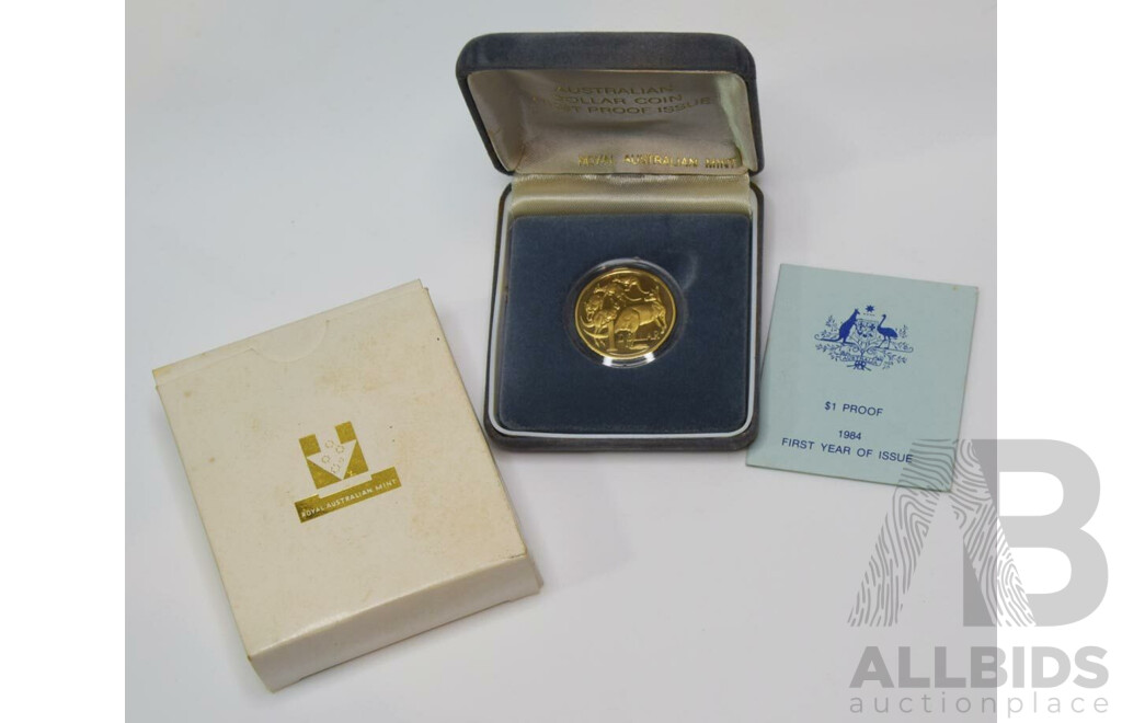 AUSTRALIA: Royal Australian Mint PROOF $1 1984