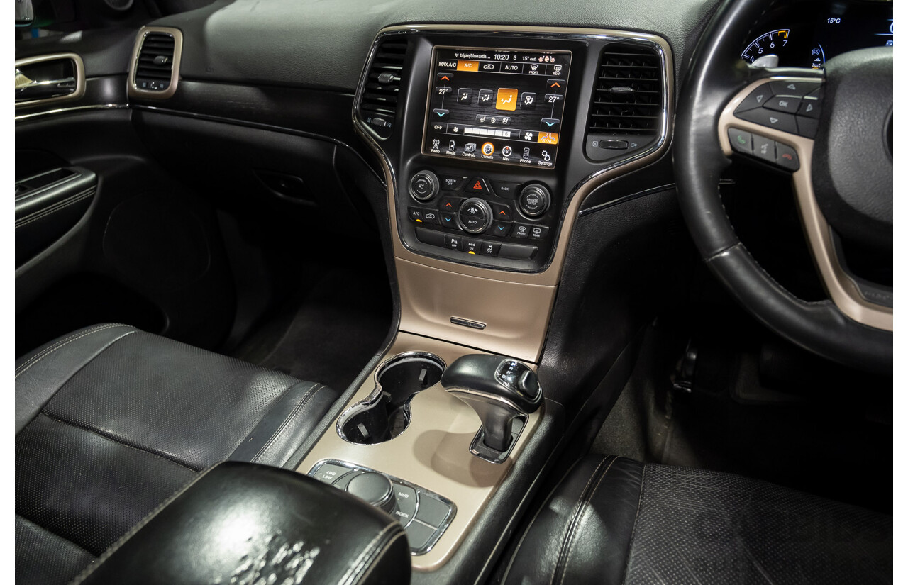 9/2015 Jeep Grand Cherokee Limited (4x4) WK MY15 4d Wagon Bright White 3.6L