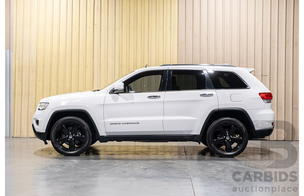 9/2015 Jeep Grand Cherokee Limited (4x4) WK MY15 4d Wagon Bright White 3.6L
