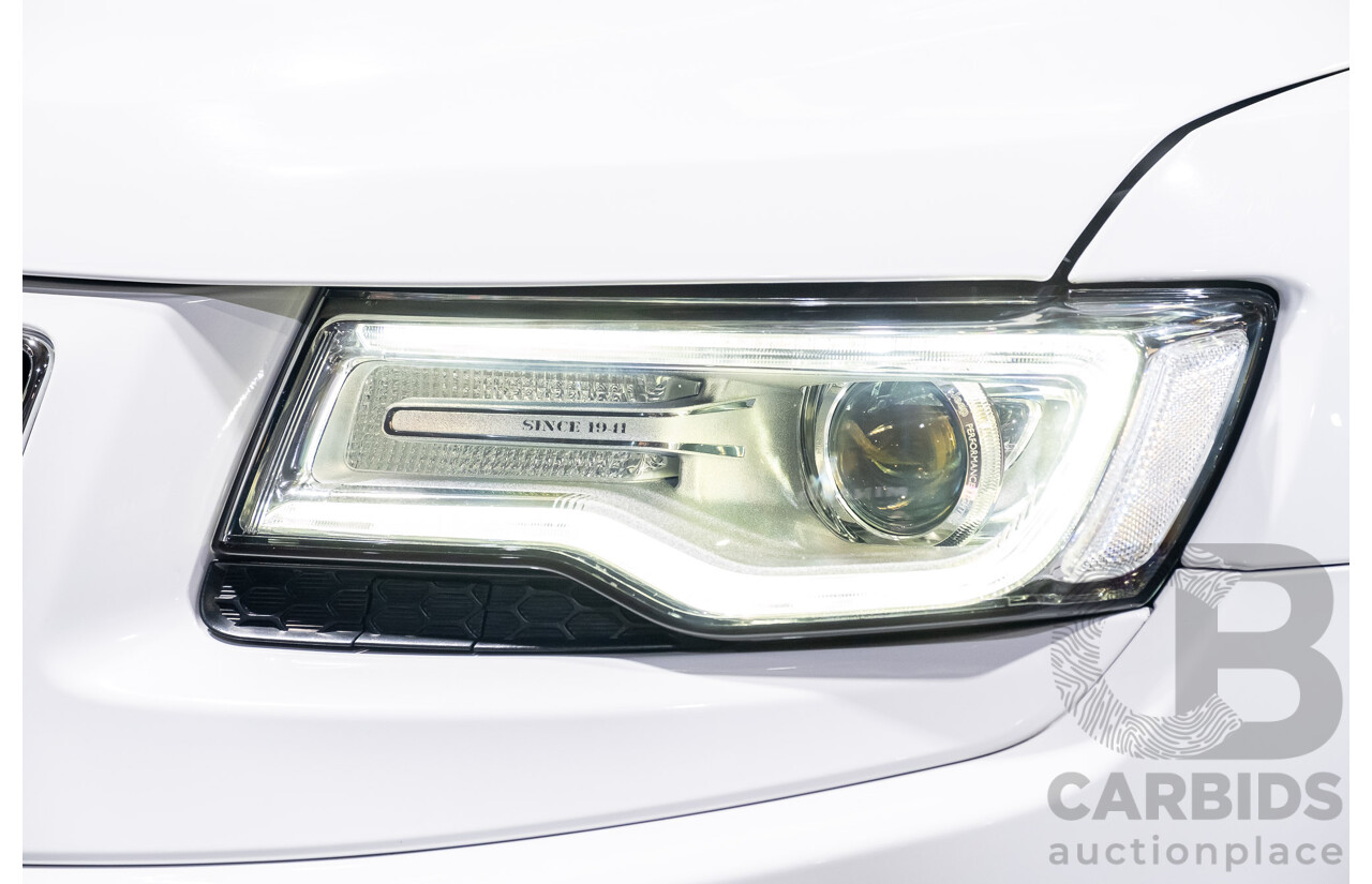 9/2015 Jeep Grand Cherokee Limited (4x4) WK MY15 4d Wagon Bright White 3.6L