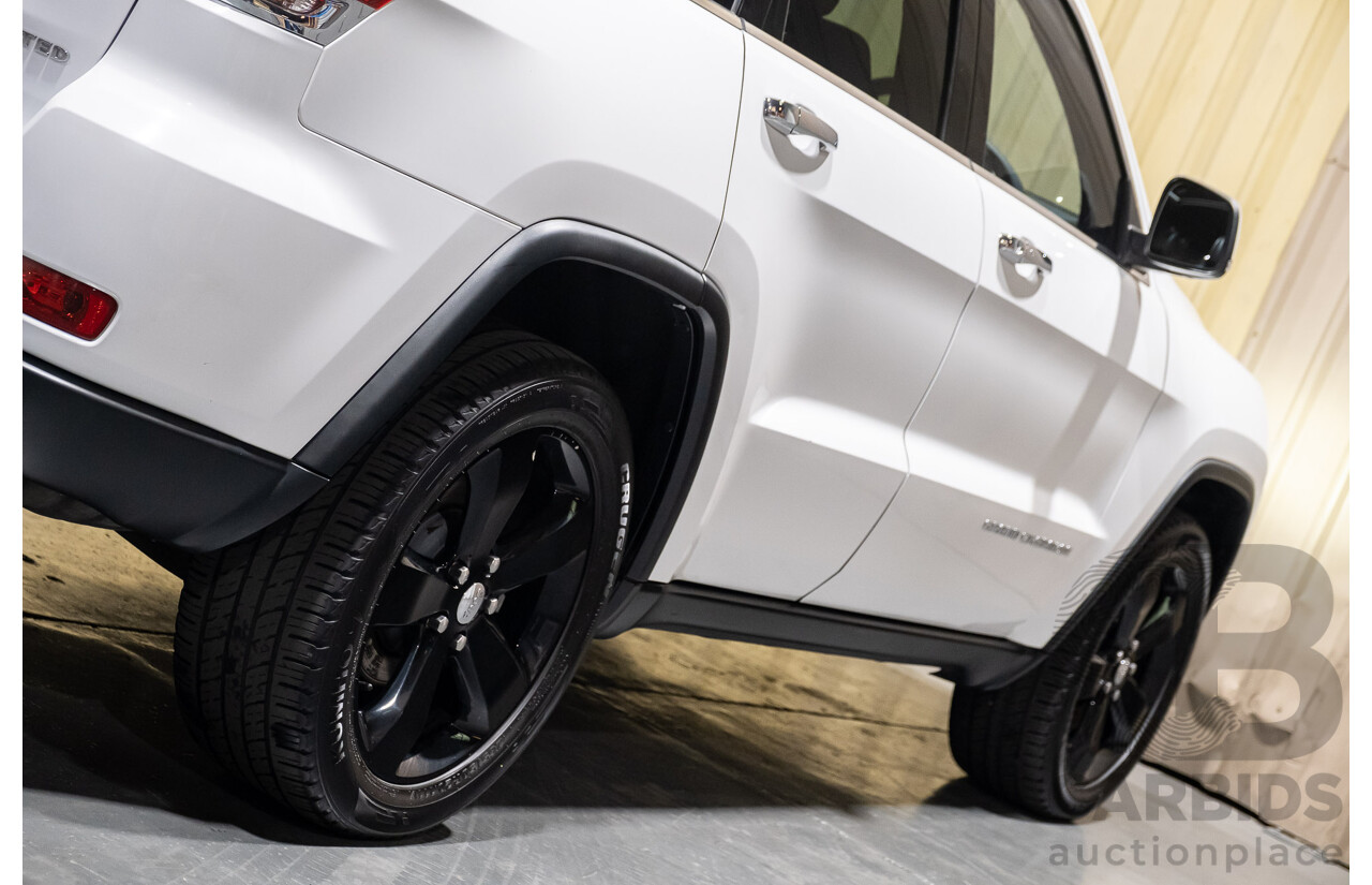 9/2015 Jeep Grand Cherokee Limited (4x4) WK MY15 4d Wagon Bright White 3.6L