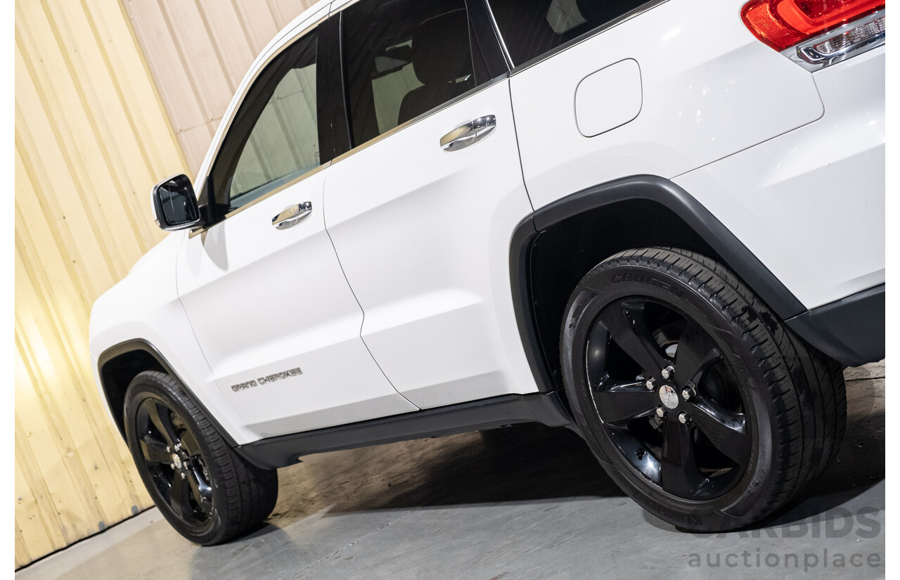 9/2015 Jeep Grand Cherokee Limited (4x4) WK MY15 4d Wagon Bright White 3.6L