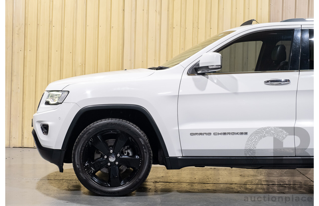 9/2015 Jeep Grand Cherokee Limited (4x4) WK MY15 4d Wagon Bright White 3.6L