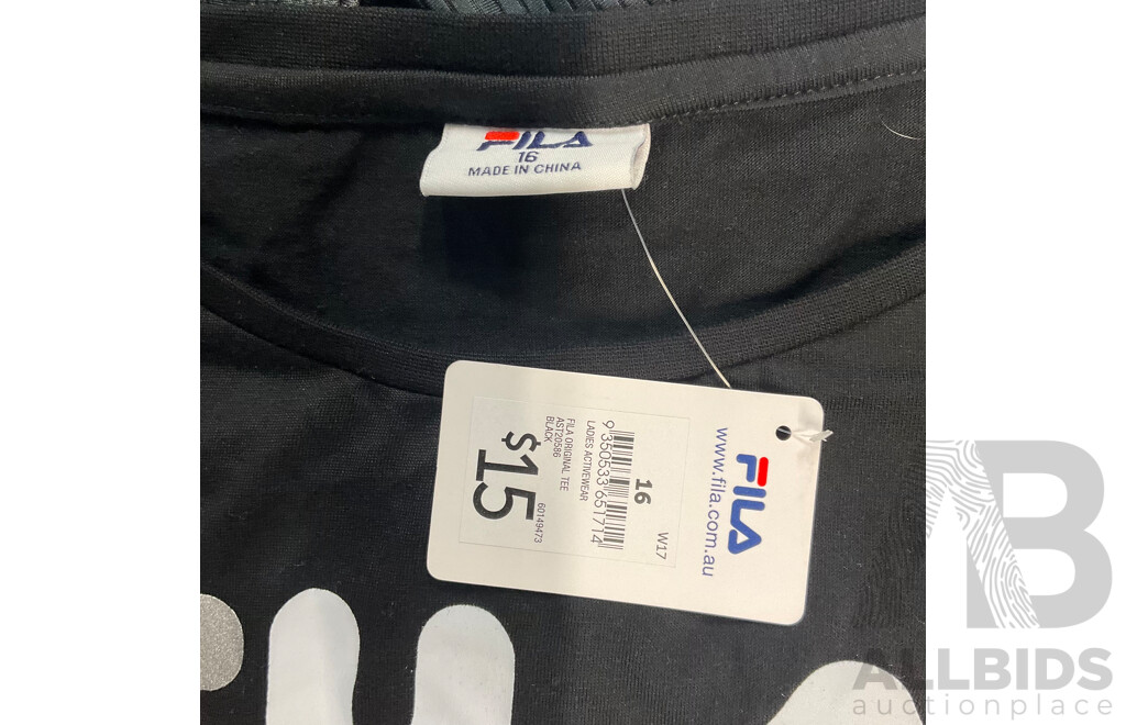 FILA, CALVIN KLEIN, SHEIN  Assorted of Womens Clothing (Size 16/18/2XL) - Lot of 11  - Estimated Total ORP $250