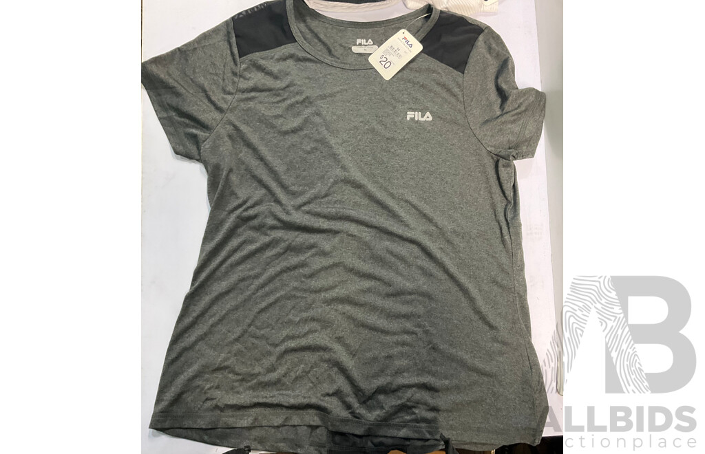 FILA, CALVIN KLEIN, SHEIN  Assorted of Womens Clothing (Size 16/18/2XL) - Lot of 11  - Estimated Total ORP $250