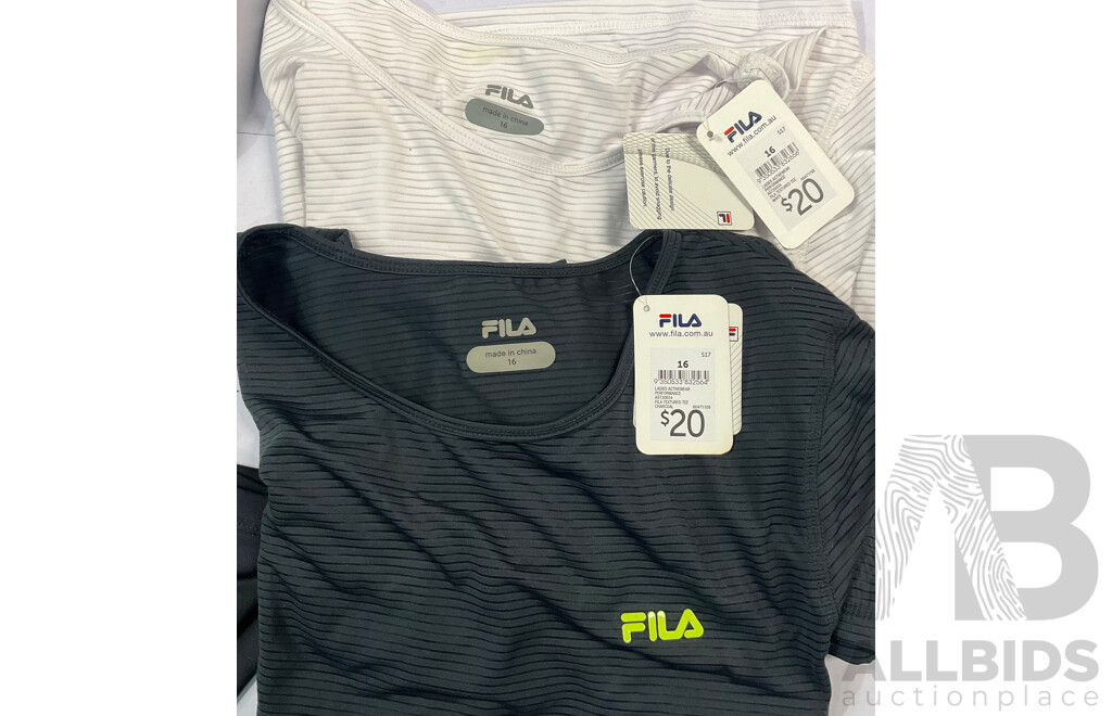FILA, CALVIN KLEIN, SHEIN  Assorted of Womens Clothing (Size 16/18/2XL) - Lot of 11  - Estimated Total ORP $250